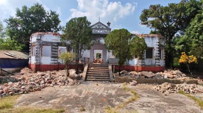 সিলেটের 'মিনিস্টার বাড়ি' রক্ষার দাবিতে মানববন্ধন 