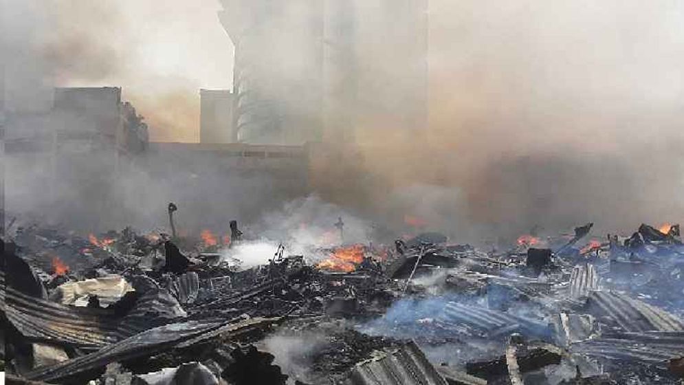 ফটিকছড়িতে অগ্নিকাণ্ডে ৭ দোকান ভস্মীভূত, ক্ষতি অর্ধকোটি টাকা