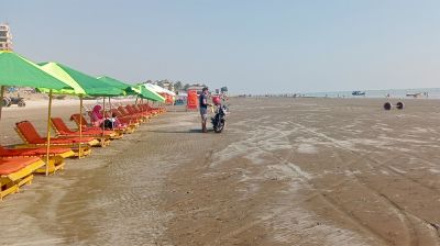 পর্যটকশূন্য সমুদ্রকন্যা কুয়াকাটা