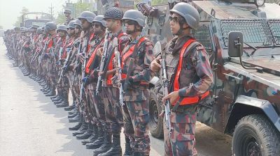 রাজধানী ও আশপাশের এলাকায় ১২ প্লাটুন বিজিবি মোতায়েন