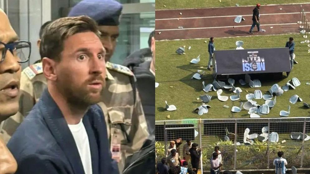 কলকাতায় মেসির অনুষ্ঠান ঘিরে চরম বিশৃঙ্খলা, নিরাপত্তা নিয়ে প্রশ্ন