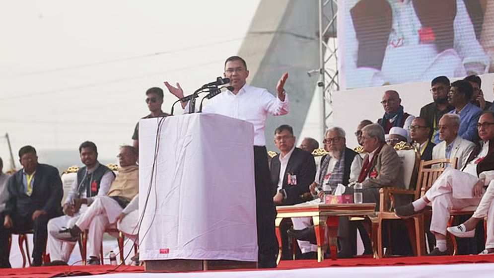 নিরাপদ ও শান্ত বাংলাদেশ গড়ার অঙ্গীকার তারেক রহমানের