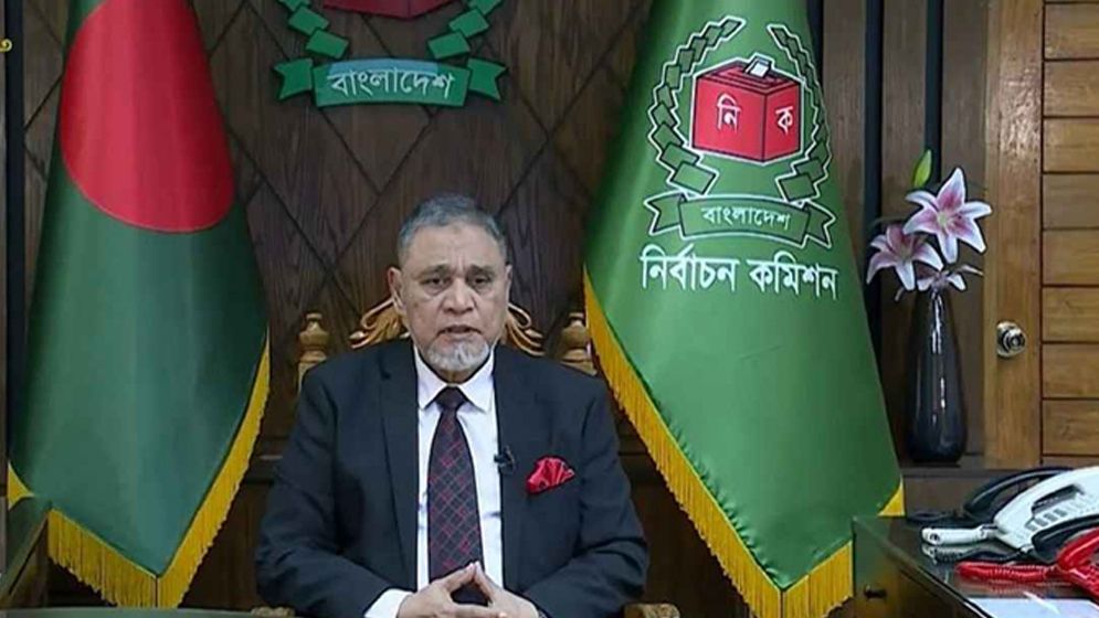 সন্ধ্যায় জাতির উদ্দেশে ভাষণ দেবেন সিইসি  