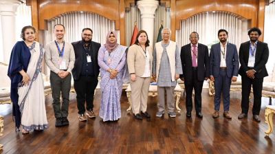 প্রধান উপদেষ্টার সঙ্গে আনফ্রেল পর্যবেক্ষকদলের সাক্ষাৎ