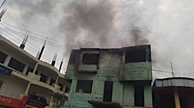 ‘পরিত্যাক্ত’ আওয়ামী লীগ কার্যালয়ে রহস্যময় আগুন