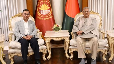 তারেক রহমানকে প্রধান উপদেষ্টার অভিনন্দন