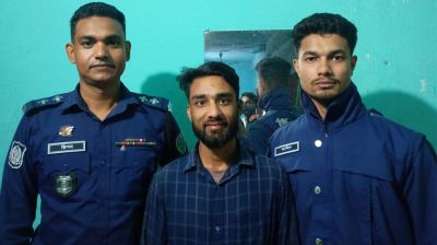 ব্যাংকের ১১ কোটি টাকা ছিনতাই: তাহিরপুর সীমান্তে আসামী গ্রেপ্তার 