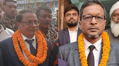 নড়াইল জেলা আইনজীবী সমিতির  নির্বাচনে আজিবুর সভাপতি রাজু সম্পাদক