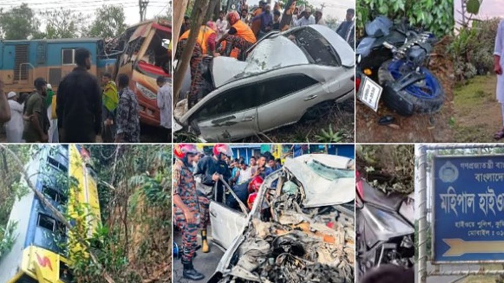 ২৪ ঘণ্টায় সড়কে প্রাণ গেল ৩৮ জনের