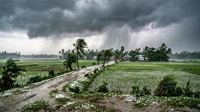 ৩ অঞ্চলে সন্ধ্যার মধ্যে ৬০ কিমি বেগে ঝড়ের আভাস