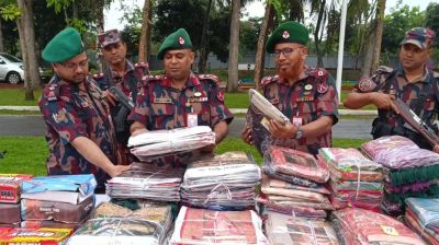 ব্রাহ্মণবাড়িয়া সীমান্তে সাড়ে ৯ কোটি টাকার ভারতীয় পণ্য জব্দ