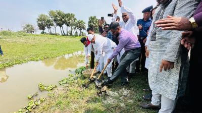 ফরিদপুরে খাল খনন কর্মসূচীর উদ্বোধন 