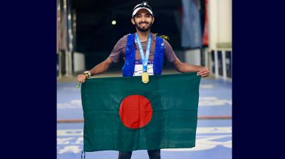 চীনে ‘আল্ট্রা-ট্রেইল শিয়ামেনে’ অংশ নিলেন দৌড়বিদ ইমামুর রহমান  
