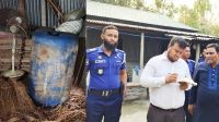 বিএনপি নেতার গোয়ালঘর থেকে ড্রামভর্তি পেট্রল উদ্ধার
