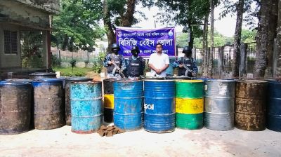 বিপুল জ্বালানি ও ভেজাল ভোজ্য তেল জব্দ