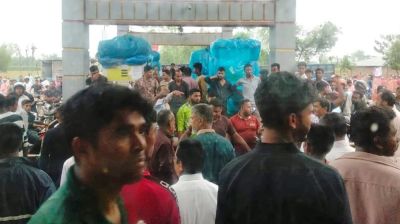 পাম্পে তেল নিতে গিয়ে বাইক চালকের মৃত্যু