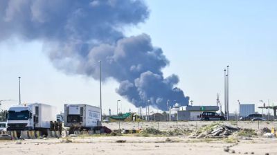 কুয়েতে তেল কমপ্লেক্সে ড্রোন হামলায় আগুন  