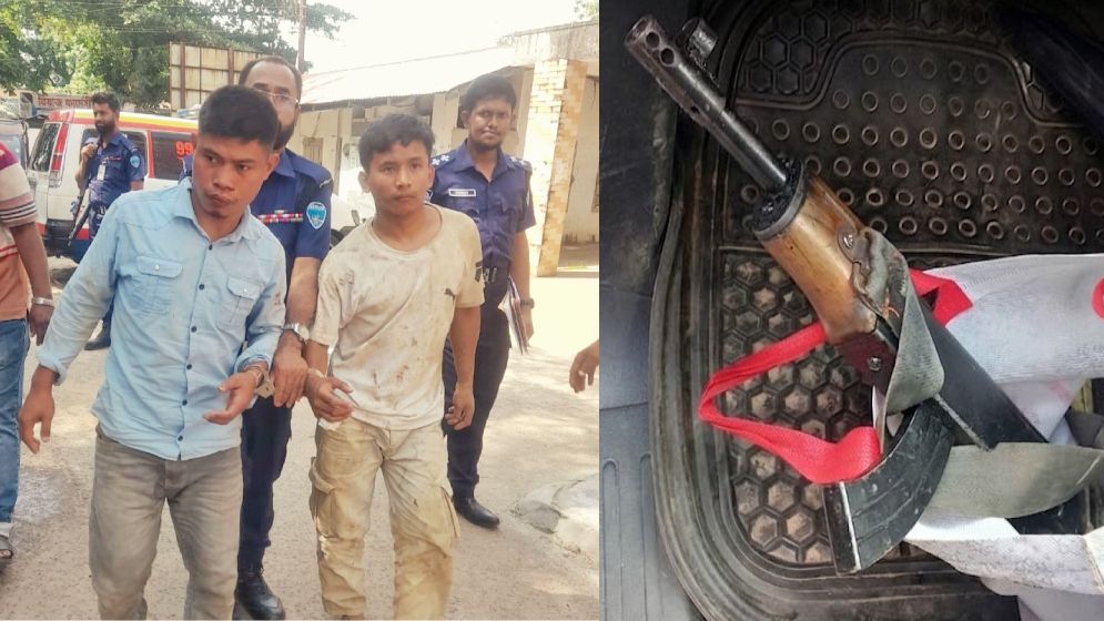 বিদেশি রাইফেলসহ ৩ ইউপিডিএফ সদস্য আটক