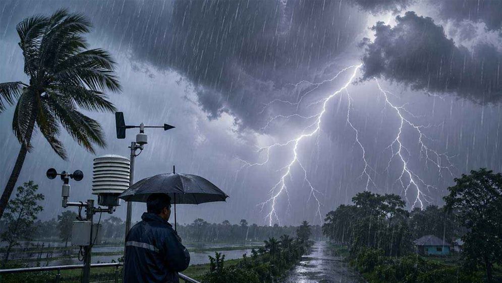 দুপুরের মধ্যে ৯ জেলায় ঝড়ের সতর্কতা