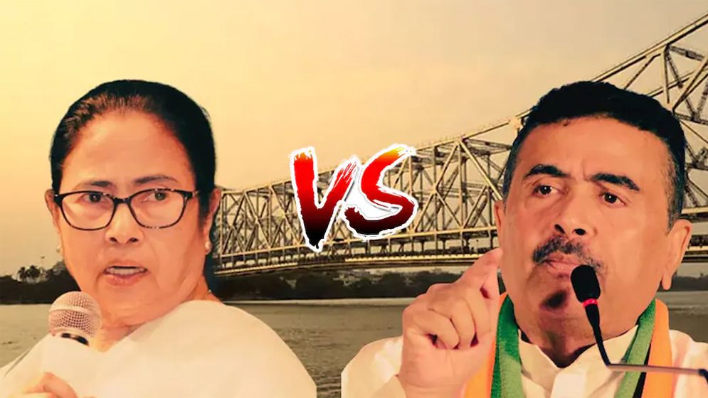 বাংলায় বিজেপির ঢেউ, ভবানীপুরে পিছিয়ে মমতা