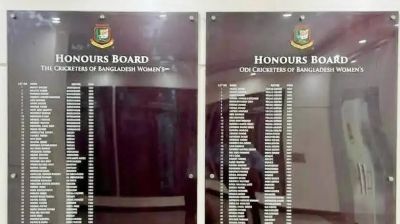 মিরপুরে এবার নারী ক্রিকেটারদের অনার্স বোর্ড