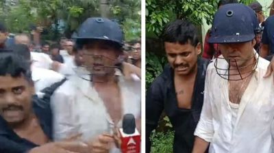 তৃণমূল কংগ্রেস নেতা অভিষেক ব্যানার্জীর ওপর হামলা