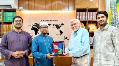 শিবির সভাপতির সঙ্গে পাকিস্তান জামায়াত নেতার সাক্ষাৎ  