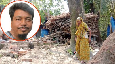ভিটেমাটি হারিয়ে বৃদ্ধার আশ্রয় দোকানঘরে, কাটছে না কষ্টের দিন