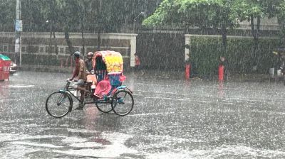 রাজধানীতে ৩ ঘণ্টায় ২৫ মিলিমিটার বৃষ্টি