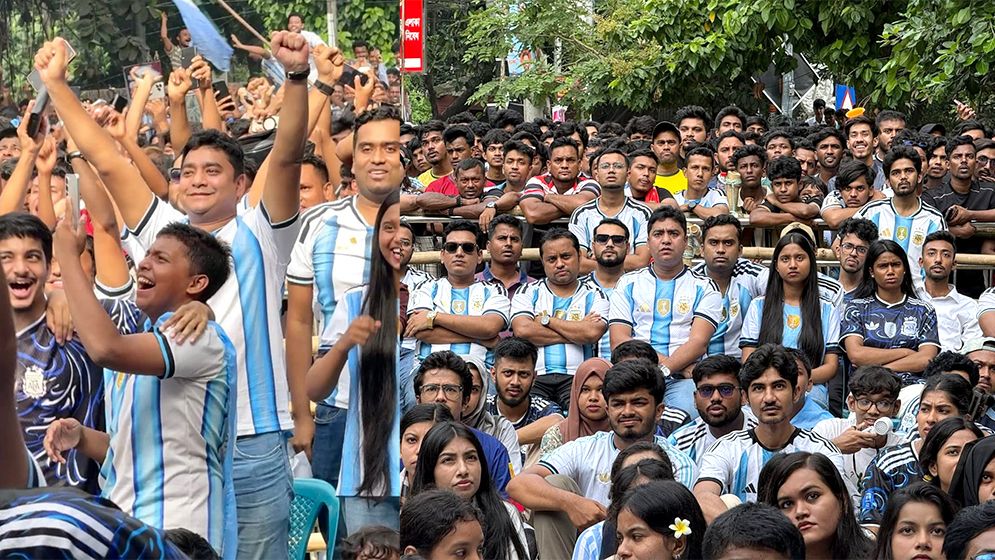 টিএসসিতে আর্জেন্টিনার জয়োৎসব, মিললো ছাত্রদল সেক্রেটারির পূর্বাভাস