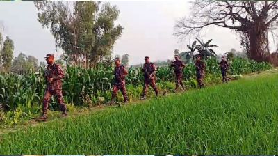 হাতীবান্ধা সীমান্তে বিএসএফের পুশইন চেষ্টা রুখে দিল বিজিবি
