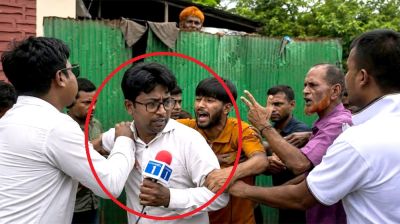 সংবাদ সংগ্রহকালে হামলার শিকার সাংবাদিক, নিন্দা ও প্রতিবাদ