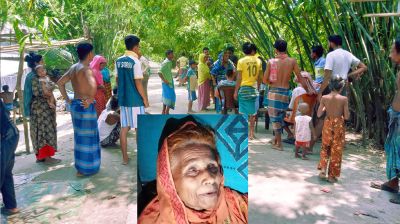 জমির বিরোধে বৃদ্ধা মা ও মেয়েকে মারধর, থানায় অভিযোগ