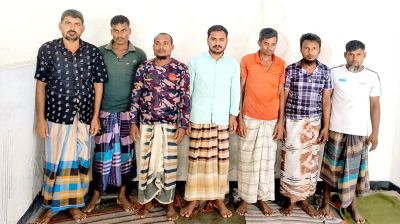 বিএসএফের পুশইনে সহায়তা, ৭ বাংলাদেশি আটক