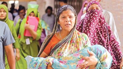 হাম  উপসর্গে আরো ৩ মৃত্যু, মোট মৃত্যু ৫৮৮