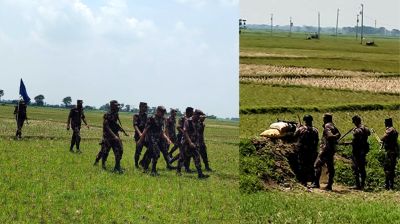 দুদিন ধরে খোলা আকাশের নিচে নারী-শিশুসহ ১২ জন
