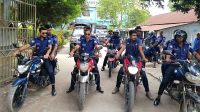 মেঘনায় আইনশৃঙ্খলা পরিস্থিতি স্বাভাবিক রাখতে পুলিশের টহল