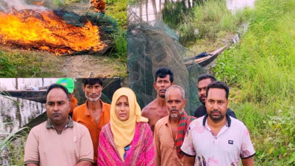 শিবালয়ে বিপুল চায়না দুয়ারি ও কারেন্ট জাল ধ্বংস