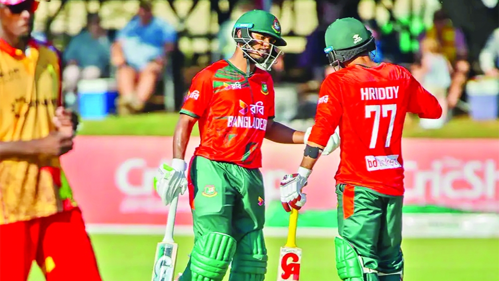 নাটক জমিয়ে সিরিজ জিতল বাংলাদেশ
