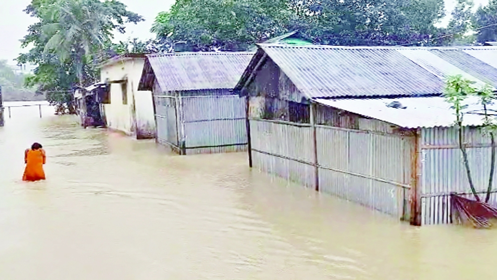 ২০টি গ্রামে পানিবন্দি মানুষ 