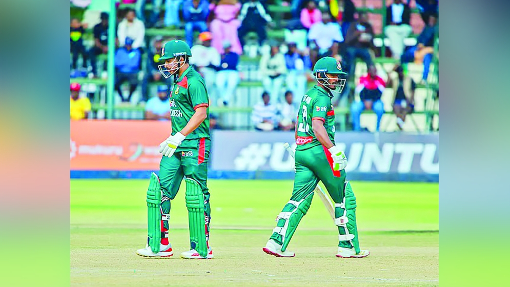 সৌম্য-তানজিদের ব্যাটে সান্ত্বনার জয় বাংলাদেশের