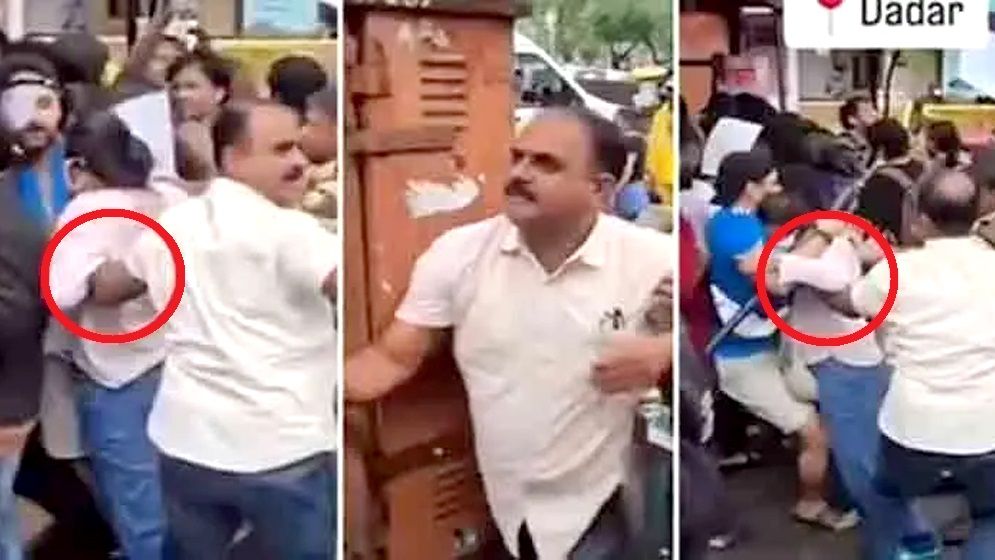 তরুণীকে ‘অশালীন স্পর্শ’ পুলিশ কর্মকর্তার, ভিডিও ভাইরাল