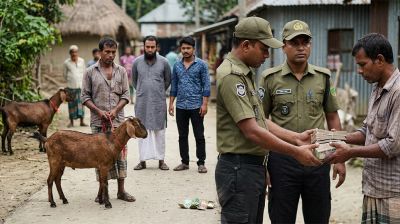 ছাগল চুরির ঘটনায় দুজন আটক, ‘লাখ টাকায় পাল্টে গেল হিসাব’