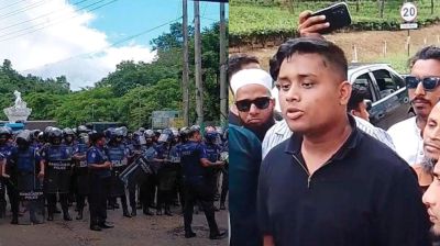 পুলিশের ব্যারিকেড ভেঙে হবিগঞ্জের পথে এনসিপির গাড়িবহর  