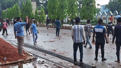 হবিগঞ্জে দু’গ্রামের সংঘর্ষে পুলিশসহ আহত ৫০