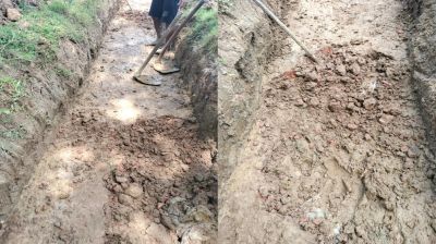 আখাউড়ায় রাস্তা ও ড্রেন নির্মাণে জালিয়াতি