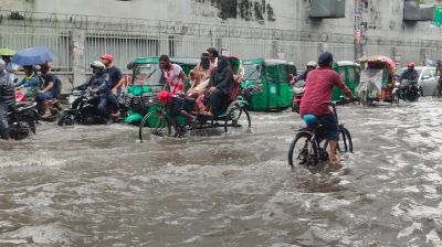 ২৪ ঘণ্টায় রাজধানীতে ৯৭ মিলিমিটার বৃষ্টি