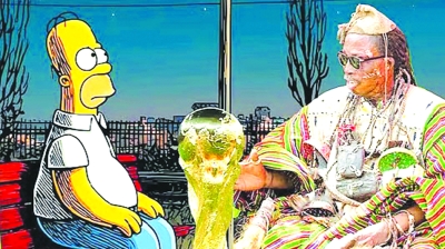 তান্ত্রিক থেকে সিম্পসনের ভবিষ্যদ্বাণী! 