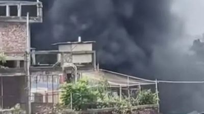 কামরাঙ্গীরচরে জুতার কারখানায় আগুন