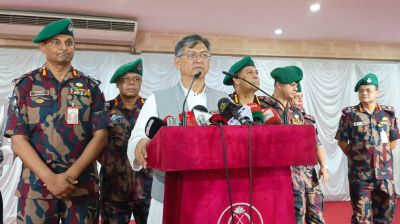 মোজাফফরের বিচার সেনা আইনে হবে